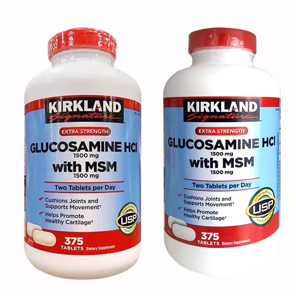 Kirkland Glucosamine HCL hỗ trợ điều trị bệnh thoát vị đĩa đệm